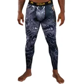Kimona, stroje i obuwie - Venum Legginsy Spats Wolf Atak Black/Grey - miniaturka - grafika 1