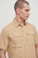 Koszule męskie - The North Face koszula Sequoia męska kolor beżowy regular z kołnierzykiem klasycznym NF0A4T19LK51 - miniaturka - grafika 1