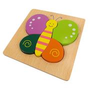 Układanki dla dzieci - LUXMA Puzzle drewniane edukacyjne klocki dla dzieci 15-15S 15-15S - miniaturka - grafika 1