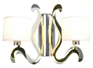 Candellux Kinkiet LAMPA ścienna AMBROSIA 22-33871 metalowa OPRAWA abażurowa chro - Lampy ścienne - miniaturka - grafika 1