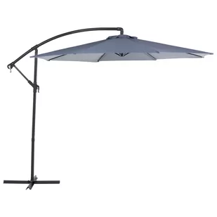 Beliani Parasol ogrodowy 300 cm szary RAVENNA 33399 - Parasole ogrodowe - miniaturka - grafika 1