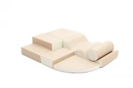 Maty edukacyjne - Domowy Plac Zabaw Klocki Edukacyjne Piankowe Dla Dzieci Odkrywca 6 El. Beż. - miniaturka - grafika 1