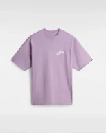 Koszulki męskie - t-shirt uomo vans vn000k42 brush script d451 lavander - miniaturka - grafika 1