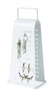 Biżuteria - akcesoria - Gelco 3467937095610 Stojak na biżuterię Recup metal biały 9x11,5x26 cm - miniaturka - grafika 1