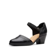 Czółenka - Clarks Emily 2 Ketra Damskie czółenka, Czarna skóra, 42.5 EU - miniaturka - grafika 1