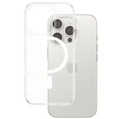 Etui i futerały do telefonów - Etui PANZERGLASS HardCase MagSafe do Apple iPhone 16 Pro Przezroczysto-biały - miniaturka - grafika 1