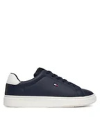 Buty dla chłopców - Tommy Hilfiger Sneakersy T3X9-34350-1355 S Granatowy - miniaturka - grafika 1