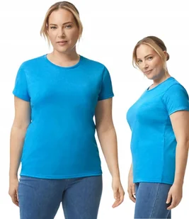 Koszulka Damska T-Shirt Bawełna HEAVY Gildan GIL5000 SZAFIROWA M - Koszulki i topy damskie - miniaturka - grafika 1