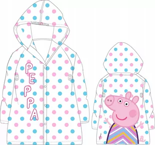 Płaszcz przeciw deszczowy Świnka Peppa Okrycie - Płaszcze damskie - miniaturka - grafika 1