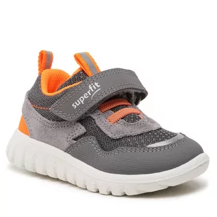 Buty dla chłopców - Sneakersy Superfit 1-006204-2500 M Lightgrey/Orange - grafika 1