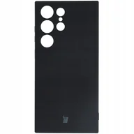 Etui i futerały do telefonów - Bizon Etui Case Silicone Sq do Samsung Galaxy S23 Ultra czarne - miniaturka - grafika 1