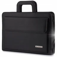 Teczki i aktówki - Biwuar Neseser Aktówka Teczka Organizer Dla Handlowca Stylowa Czarna Beltim - miniaturka - grafika 1