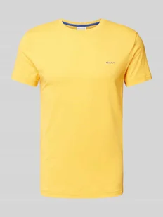 T-shirt z wyhaftowanym logo - Koszulki męskie - miniaturka - grafika 1