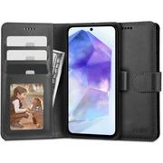 Etui i futerały do telefonów - Etui TECH-PROTECT Wallet do Samsung Galaxy A55 5G Czarny - miniaturka - grafika 1