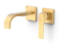 Baterie podtynkowe - Bateria umywalkowa TRES Slim Exclusive 24-K Matowe Złoto 20230003OM - miniaturka - grafika 1