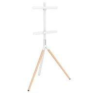 Uchwyty do telewizora - Podłogowy uchwyt do telewizora. Drewniane nogi - miniaturka - grafika 1