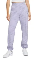 Spodnie sportowe damskie - Spodnie Nike Nsw Fleece Trend Print DR8919510 r. L - miniaturka - grafika 1