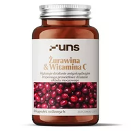 Suplementy naturalne - UNS Żurawina &amp; Witamina C 60 kapsułek (5904238961971) - miniaturka - grafika 1