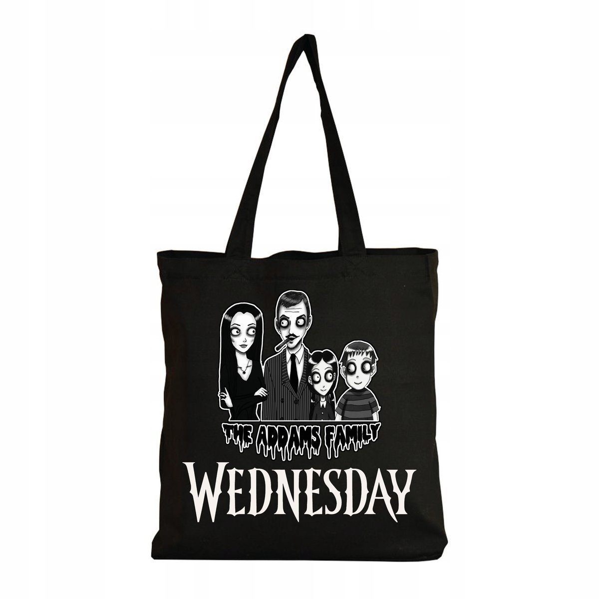 Eko Torba na ramię Shopper Wednesday Addams + IMIĘ