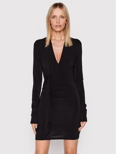 Patrizia Pepe Sukienka koktajlowa 8A1052/J3EV-K103 Czarny Slim Fit - Sukienki - miniaturka - grafika 1