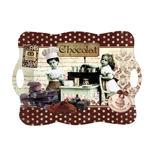 Nuova Cer R2S Taca z uchwytami R2S Nostalgie mali kucharze 417 MAIT - Tace i patery - miniaturka - grafika 1