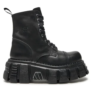 Glany NEW ROCK M-NEWMILI083-S39 Czarny - Glany damskie - miniaturka - grafika 1