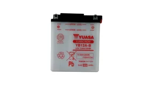 Akumulator Yumicron YB12A-B Yuasa - Akumulatory motocyklowe - miniaturka - grafika 1