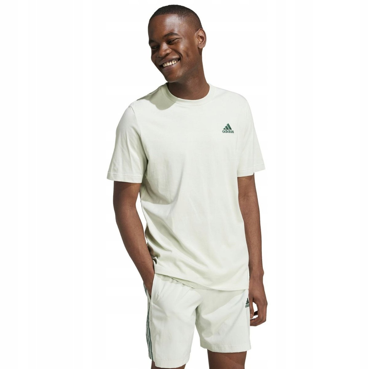 Koszulka męska adidas Essentials Single Jersey Embroidered Small Logo Tee j