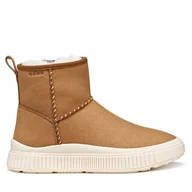 Buty dla dziewczynek - Kozaki Geox J Laquinny J56M3C 000AU C6627 D Brązowy - miniaturka - grafika 1
