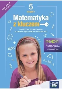 Matematyka SP 5 Mat. z kluczem neon Podr. cz.1 - Podręczniki dla szkół podstawowych - miniaturka - grafika 1