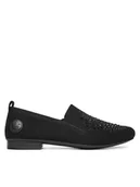 Półbuty damskie - Rieker Półbuty 51989-00 Czarny - miniaturka - grafika 1