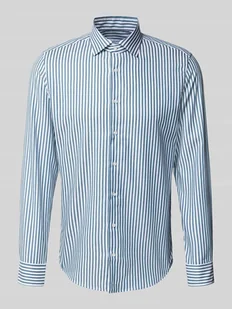 Koszula biznesowa o kroju slim fit z listwą guzikową - Koszule męskie Koszula biznesowa o kroju slim fit z listwą guzikową - Koszule męskie - miniaturka - grafika 1