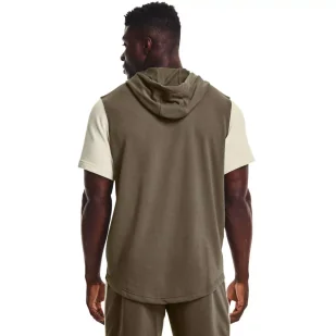 Koszulka męska Under Armour Rival Terry CB SS Hoodie - Koszulki sportowe męskie - miniaturka - grafika 4