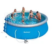 Baseny ogrodowe - Basen rozporowy z kołnierzem 457 x 107 cm Bestway - miniaturka - grafika 1