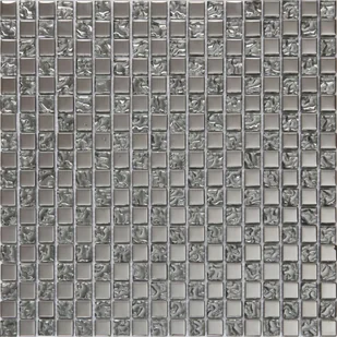 GoodHome Mozaika Alique 30 x 30 cm silver - Płytki ceramiczne GoodHome Mozaika Alique 30 x 30 cm silver - Płytki ceramiczne - miniaturka - grafika 1