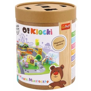 Trefl Drewno Drewno Klocki drewniane O!Klocki Wesołe miasteczko 5_782823 - Klocki - miniaturka - grafika 1