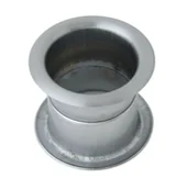 Akcesoria do drzwi - TULEJA WENTYLACYJNA OKRĄGŁA 40 STAL CHROM SATYNA - miniaturka - grafika 1