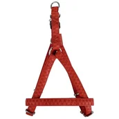 Szelki dla psów - Zolux Szelki regulowane Mac Leather do 15mm Czerwone [522055RO] 6302 - miniaturka - grafika 1