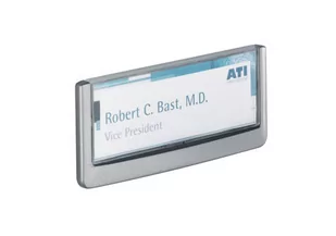 Durable 486037 Click Sign tabliczka przydrzwiowa 149x525 mm grafitowy szt. 486037 - Identyfikatory - miniaturka - grafika 2
