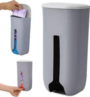 Pojemniki kuchenne - Verk Pojemnik na reklamówki siatki torby organizer na worki kuchenny na ściannę Pojemnik na reklamówki siatki torby organizer na worki kuchenny na ściannę - miniaturka - grafika 1