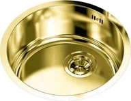 Zlewozmywaki - Foster Zlewozmywak 1130869 Okrągła komora podwieszana D38 Gold - miniaturka - grafika 1