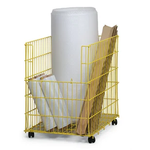 B2B Partner Sklepowy kosz z drzwiami, 800x600x800 mm 2035 - Artykuły do ekspozycji w sklepie - miniaturka - grafika 1