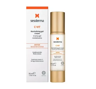 SesDerma C Vit Revitalizing Gel Cream Krem żel 50 ml - Kremy do twarzy - miniaturka - grafika 1