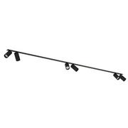 Lampy sufitowe - Nowodvorski Lampa 6 punktowa podtynkowa MONO SURFACE VI szer. 200cm GU10 czarny 7837 - miniaturka - grafika 1