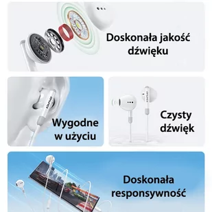AWEI PC-6T USB-C czarny/black - Słuchawki - miniaturka - grafika 3