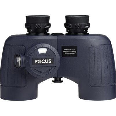 Lornetka FOCUS Horizon 7x50 WP Compass, wodoodporna, 7-krotne zbliżenie, wbudowany kompas