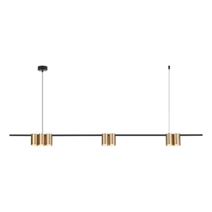 Lampa wisząca (listwa) GENESIS BLACK GOLD 7xGU10 - Lampy sufitowe - miniaturka - grafika 1