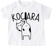 Koszulki dla dziewczynek - koszulka kociara dla dziewczynki z kotami - miniaturka - grafika 1