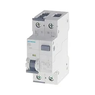 Bezpieczniki elektryczne - Siemens Wyłącznik kombinowany RCBO typA 30mA 10kA 1+N C16A 5SU1354-7KK16 5SU1354-7KK16 - miniaturka - grafika 1
