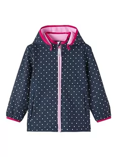 NAME IT Girl's NMFMALTA kurtka softshell DOT FO kurtka, Dark Sapphire, 110, Dark Sapphire, 104 cm - Kurtki i płaszcze dla dziewczynek - miniaturka - grafika 1